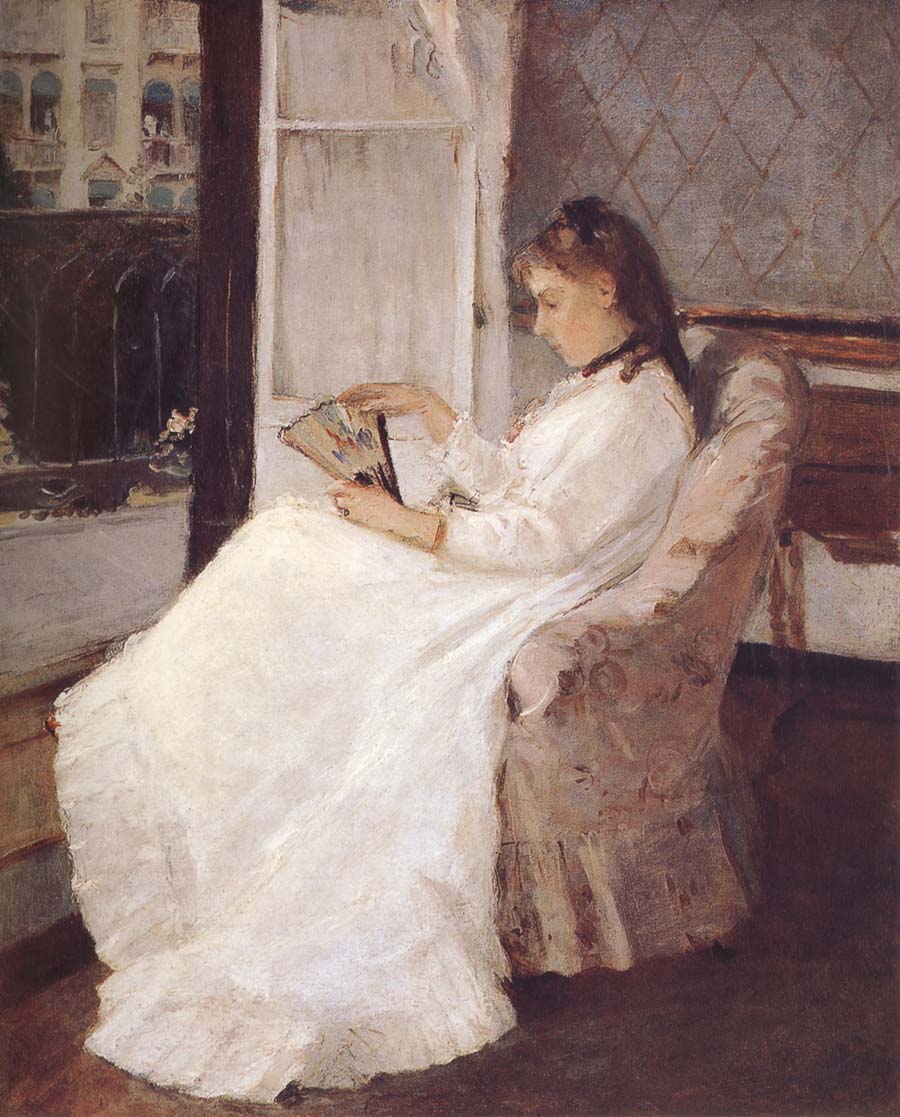 Artist-s sister beside the window